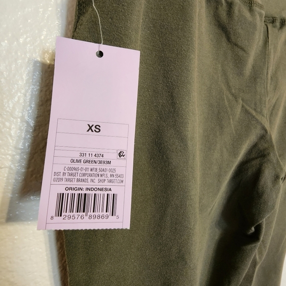 COZY Womens High-Rise Slim Fit French Terry Joggers Pants -Size XS - NWT - Picture 3 of 4